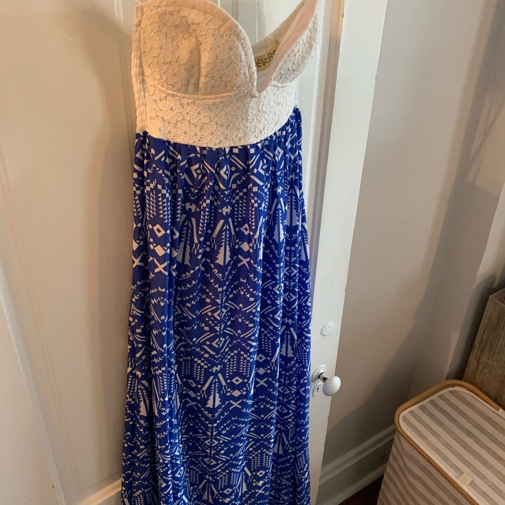 Women’s Super Cute Strapless Maxi dress